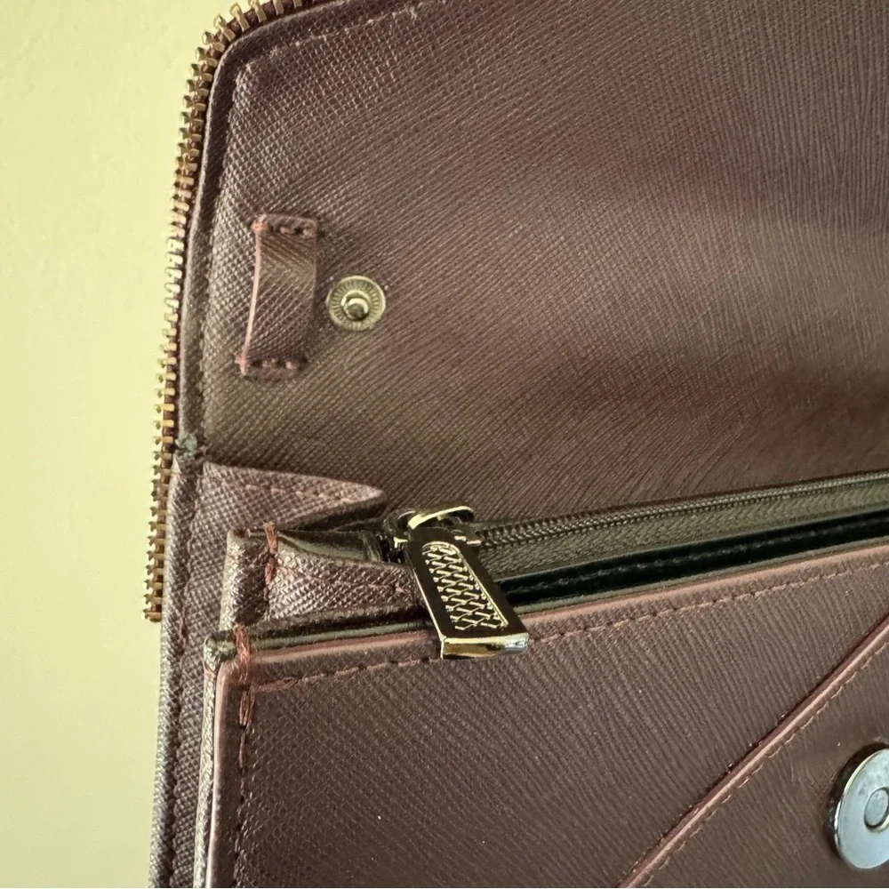REBECCA MINKOFF CLEO WALLET ON A CHAIN CONVERTIBLE CROSSBODY CLUTCH PURSE - Picture 11 of 13